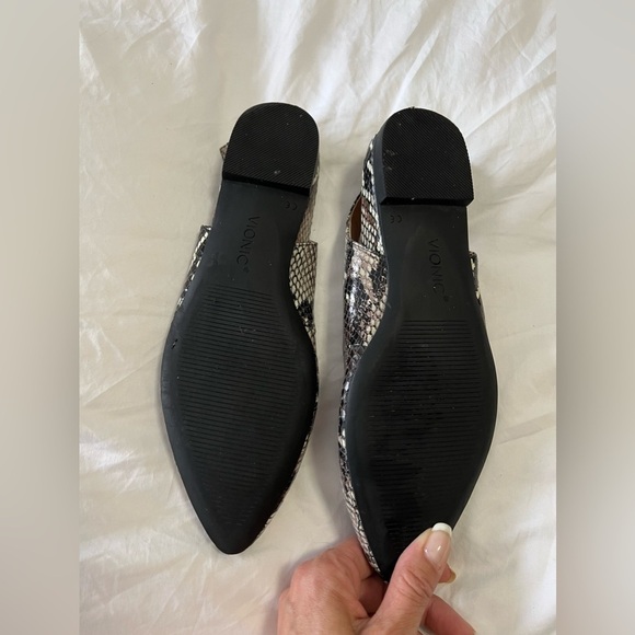 Vionic CRYSTAL JADE Boa Pointed Toe Sling-Back Flats | Black US SZ 8.5 Medium - Picture 6 of 9